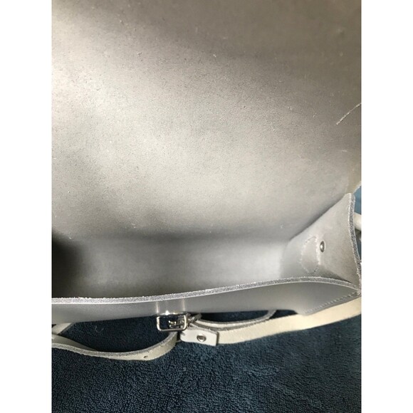 cambridge satchel company england the pushlock crossbody bag in French gray - Picture 9 of 11